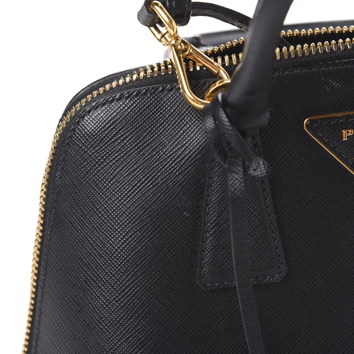 Prada Saffiano Lux Small Promenade Tote Black 10 of 12