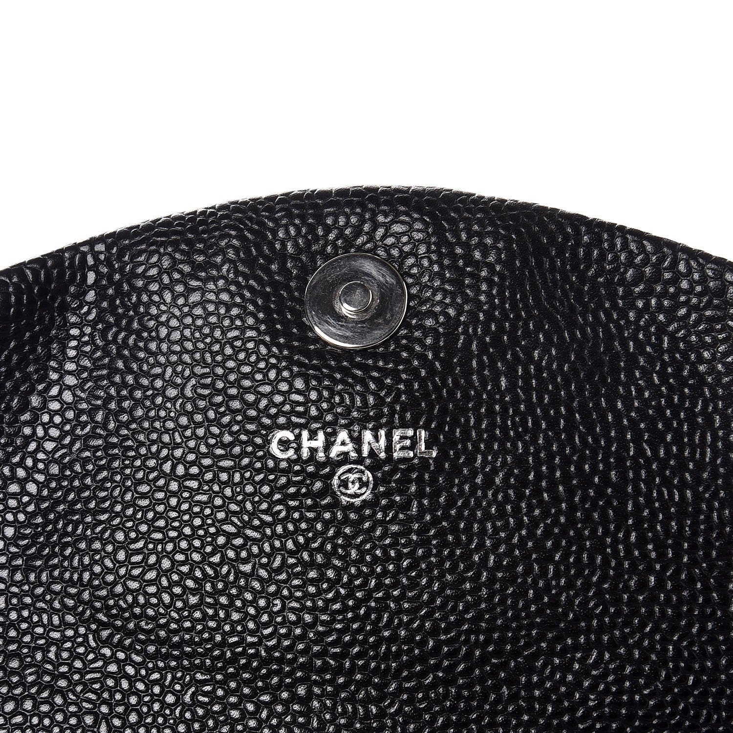 Chanel Caviar Half Moon Wallet On Chain WOC Black 6 of 9