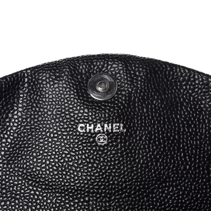 Chanel Caviar Half Moon Wallet On Chain WOC Black 6 of 9