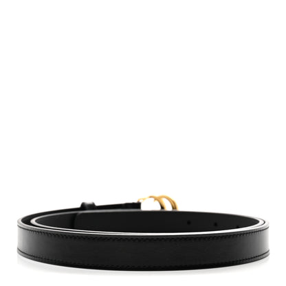 Gucci Calfskin Double G 20mm Belt 95 38 Black 2 of 5