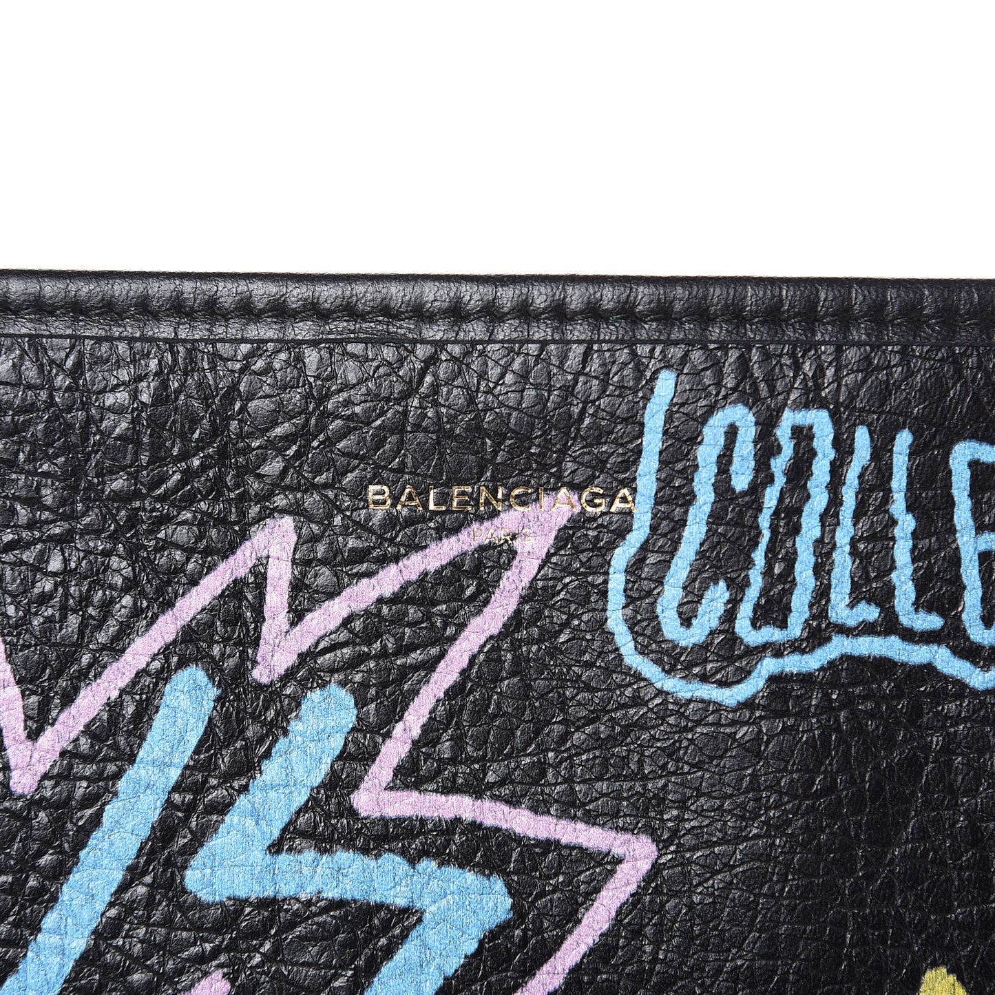 Agneau Arena Graffiti All Over Bazar Pouch Black Multicolor