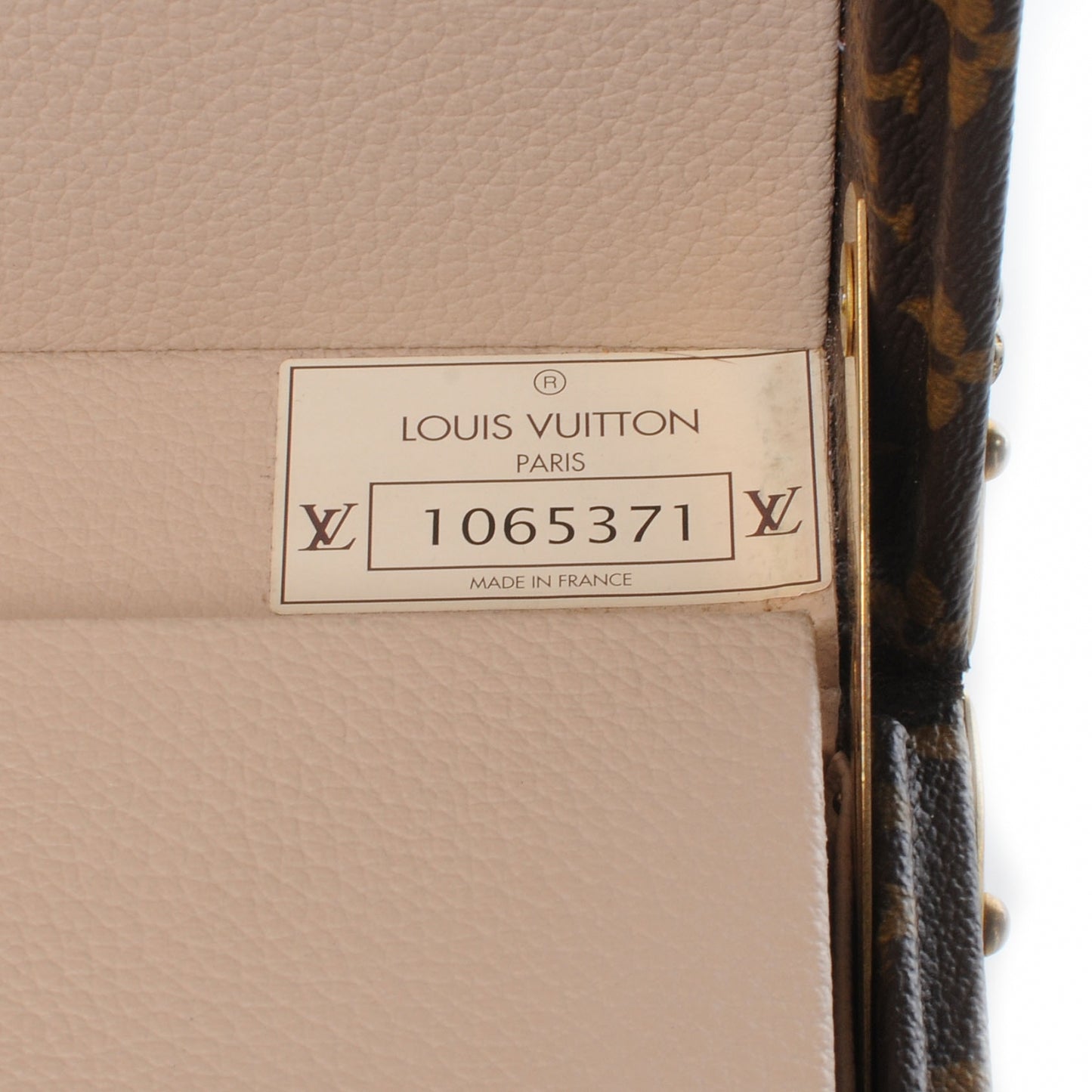 Monogram Boite Flacons Lozine Beauty Train Trunk Case