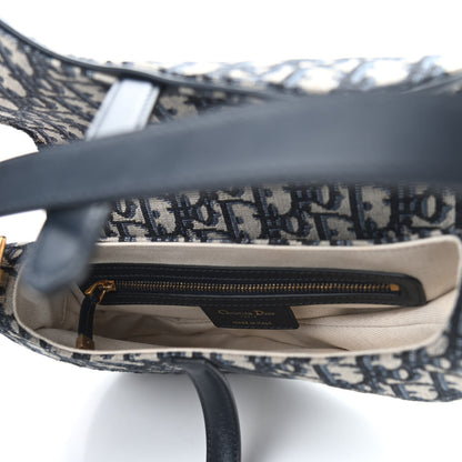 Christian Dior Oblique Saddle Bag Blue 5 of 10