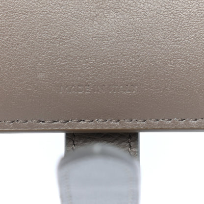 Celine Grained Calfskin Medium Multifunction Strap Wallet Pebble Mineral 9 of 10