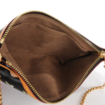 Louis Vuitton Monogram Multicolor Pochette Milla MM Black 5 of 8