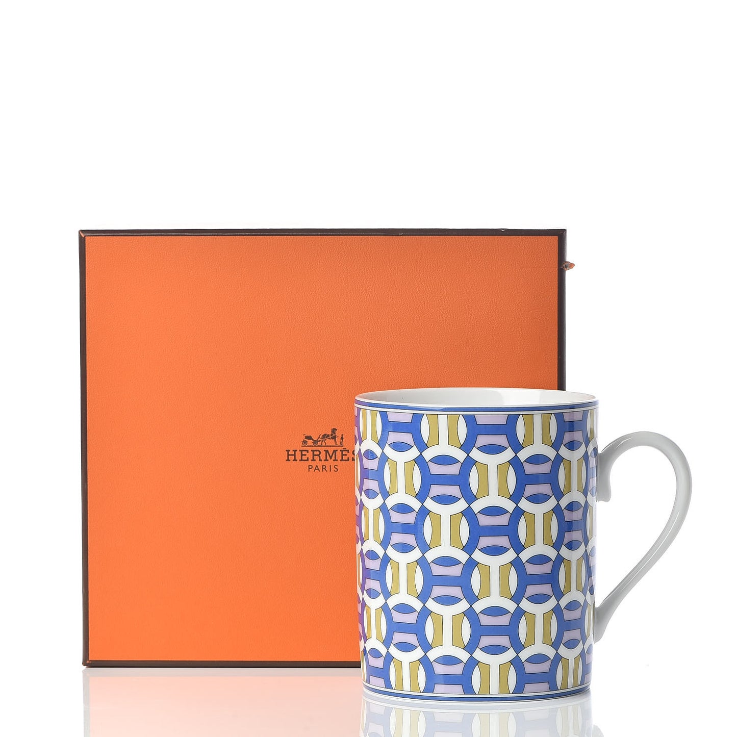 Porcelain Tie Set Mug