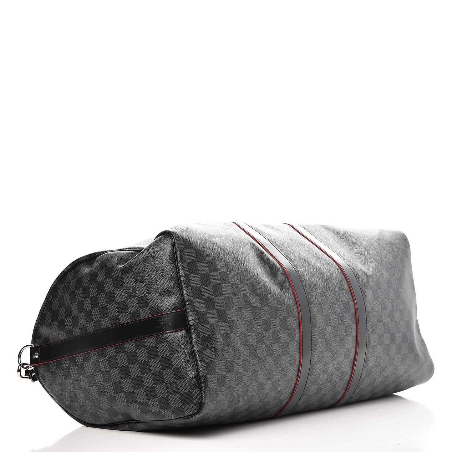 Damier Graphite Keepall Bandouliere 55 Rouge