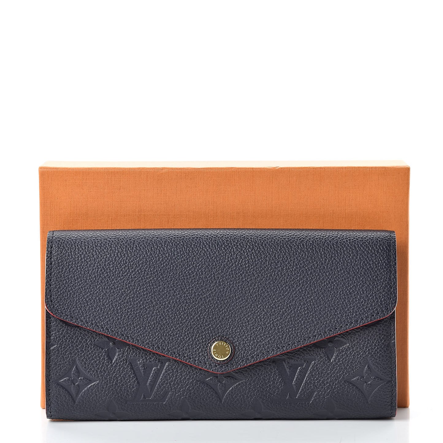 Empreinte Sarah Wallet NM Marine Rouge