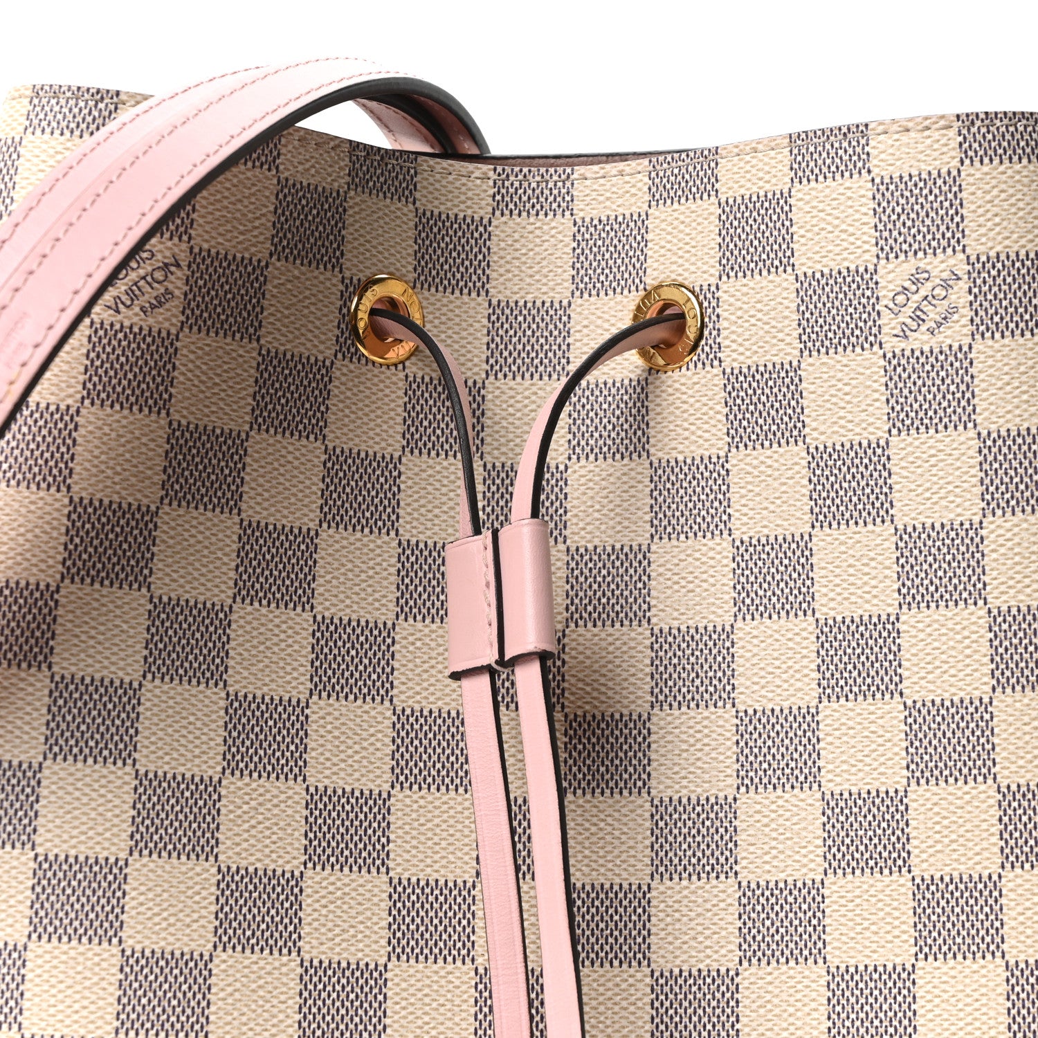 Louis Vuitton Damier Azur Neonoe MM Eau De Rose 8 of 10