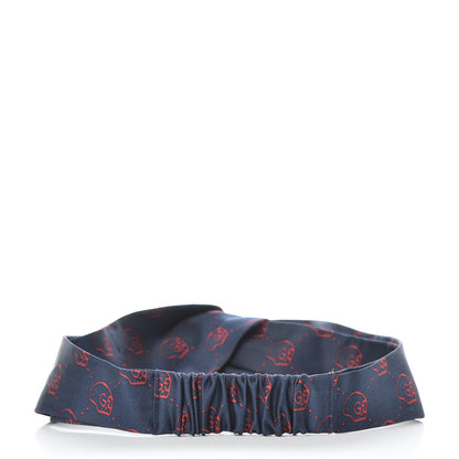Gucci Silk GG Hamlet Duchesse Headband Sapphire Red 3 of 4