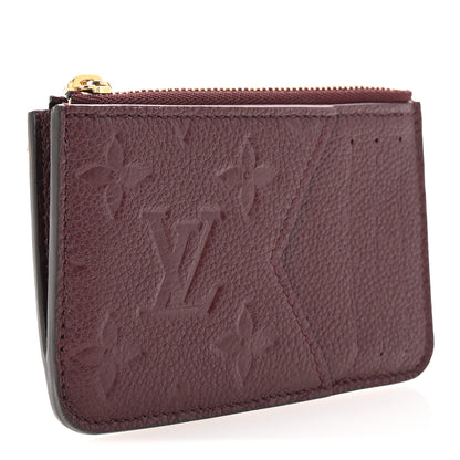 Louis Vuitton Empreinte Monogram Zipped Romy Card Holder Flamme 3 of 6