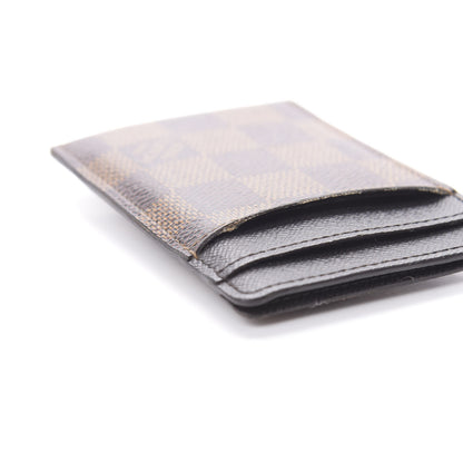 Louis Vuitton Damier Ebene Pince Card Holder Bill Clip 7 of 8