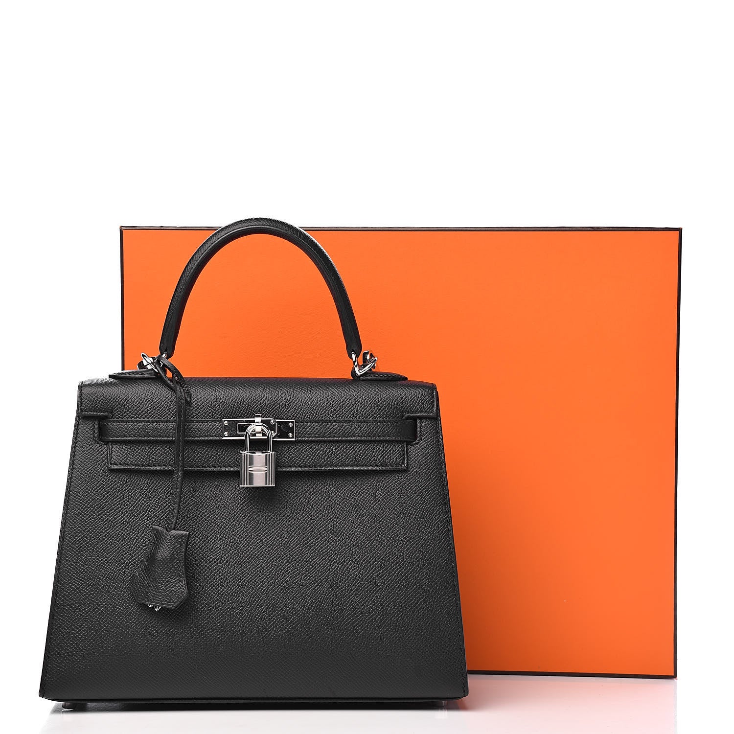 Hermes Epsom Kelly Sellier 25 Black 37 of 37