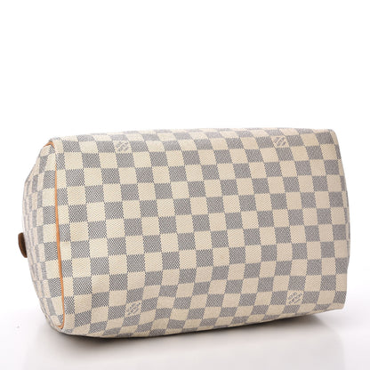 Louis Vuitton Damier Azur Speedy 30 3 of 9