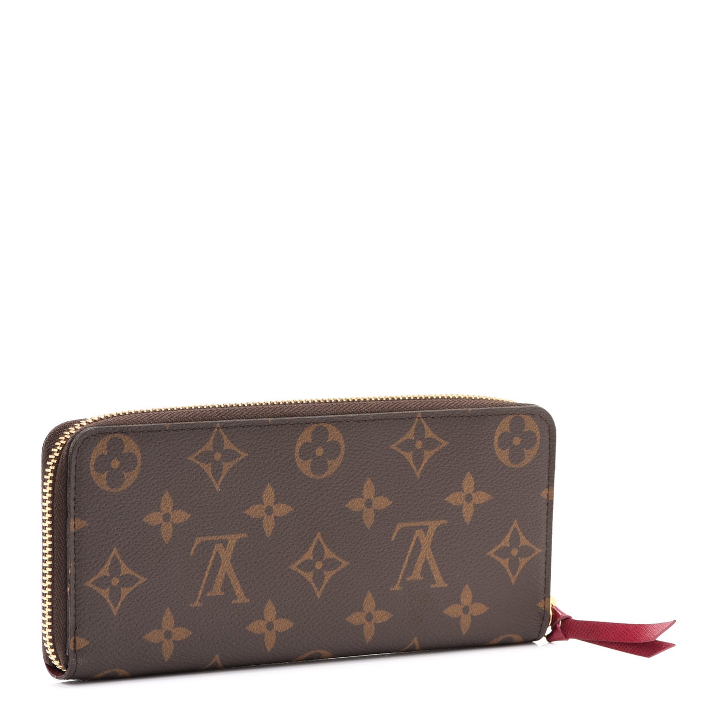 Monogram Clemence Wallet Fuchsia