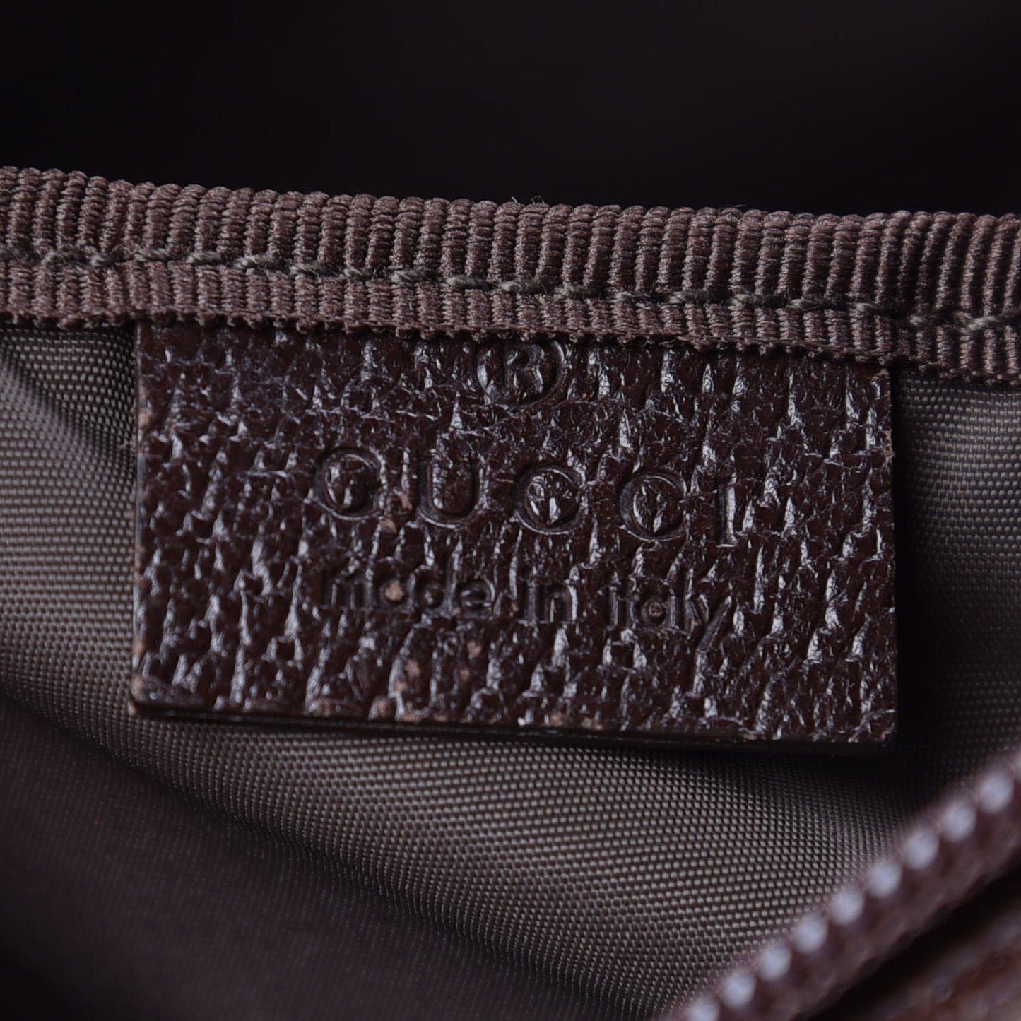Monogram Natural Pigskin Large Diaper Bag Beige Ebony Cocoa Dark Chocolate