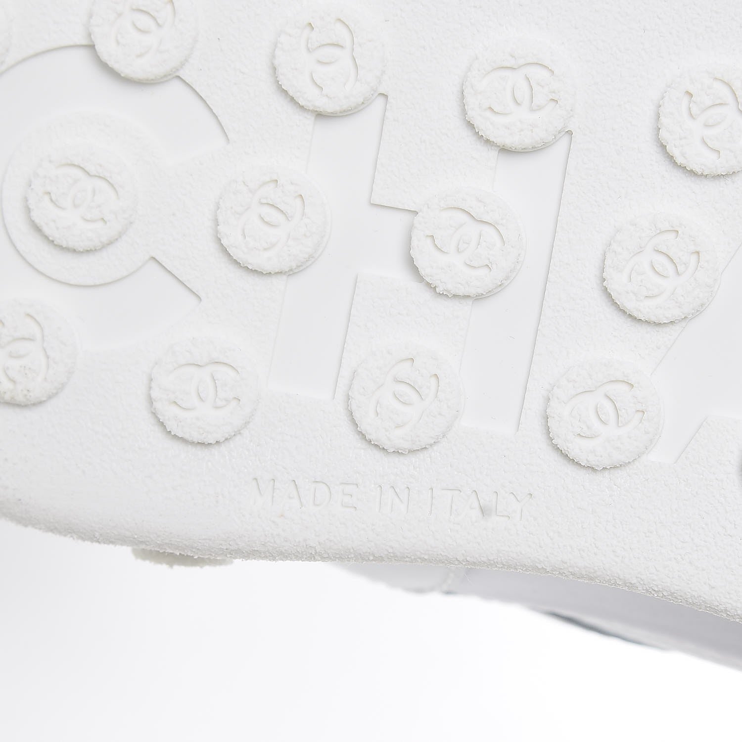 Chanel Calfskin Mesh Sneakers 38.5 White 6 of 10