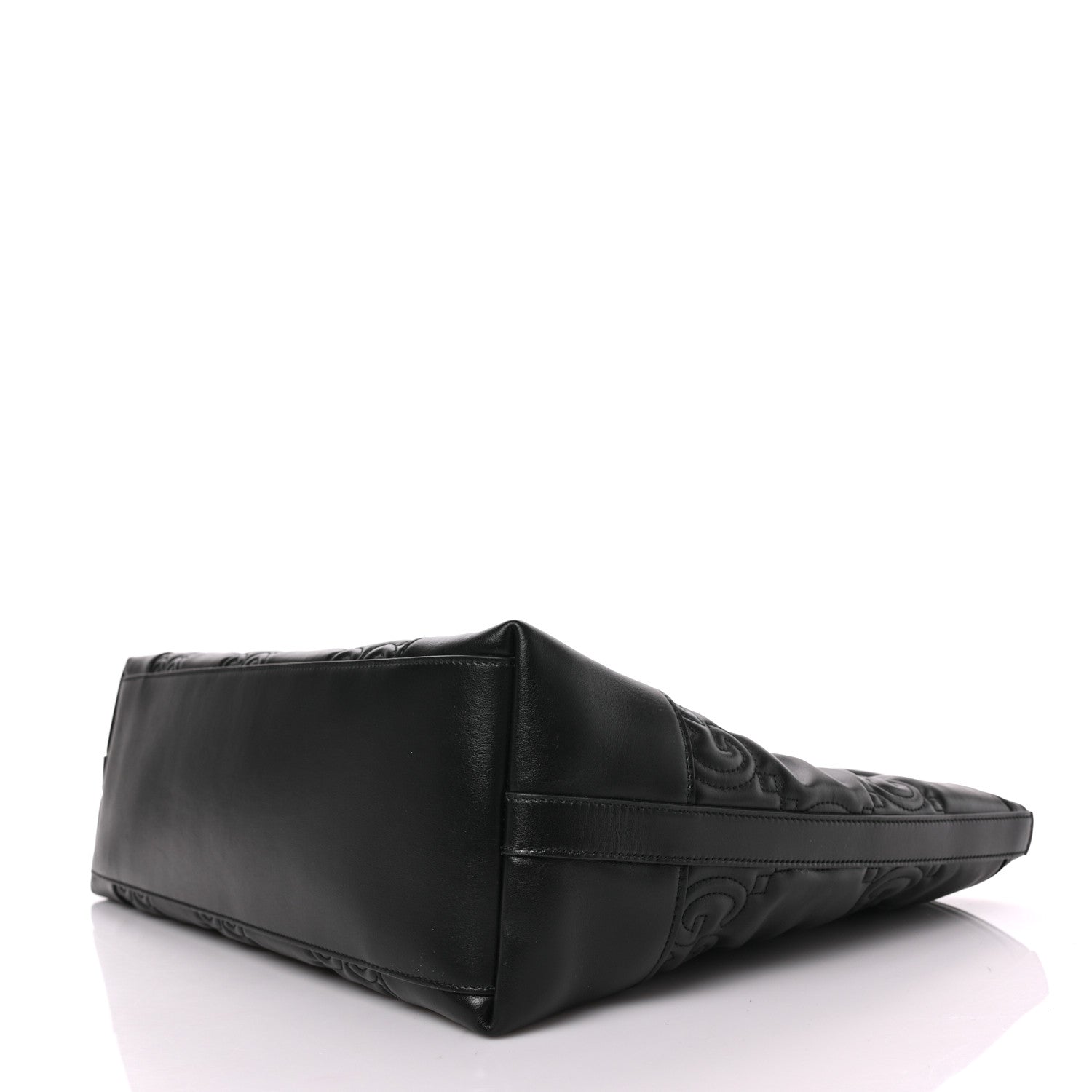 Gucci Calfskin GG Matelasse Medium Ophidia Shopping Tote Black 8 of 8