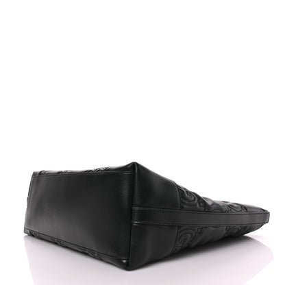 Gucci Calfskin GG Matelasse Medium Ophidia Shopping Tote Black 8 of 8