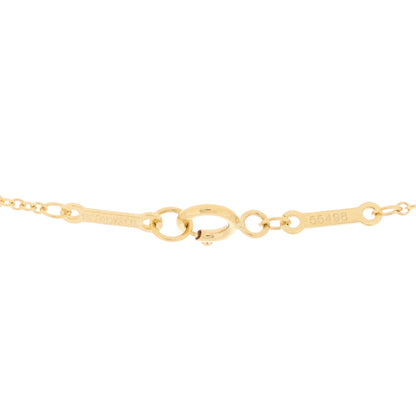 Tiffany 18K Yellow Gold Diamond .08ct Elsa Peretti Diamonds by the Yard Pendant Necklace 4 of 5
