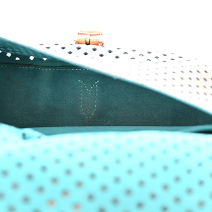 Louis Vuitton Monogram SC Flore Saumur Teal 5 of 17