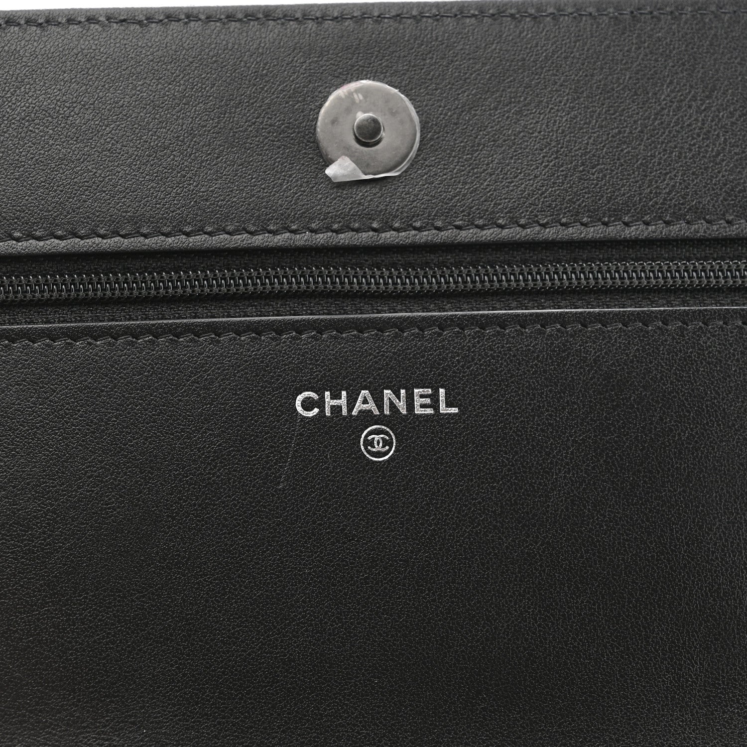 Chanel Caviar Quilted Boy Wallet On Chain WOC Black 6 of 12