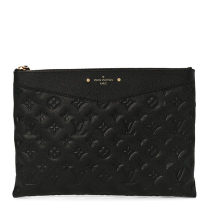 Louis Vuitton Empreinte Daily Pouch Black 1 of 9