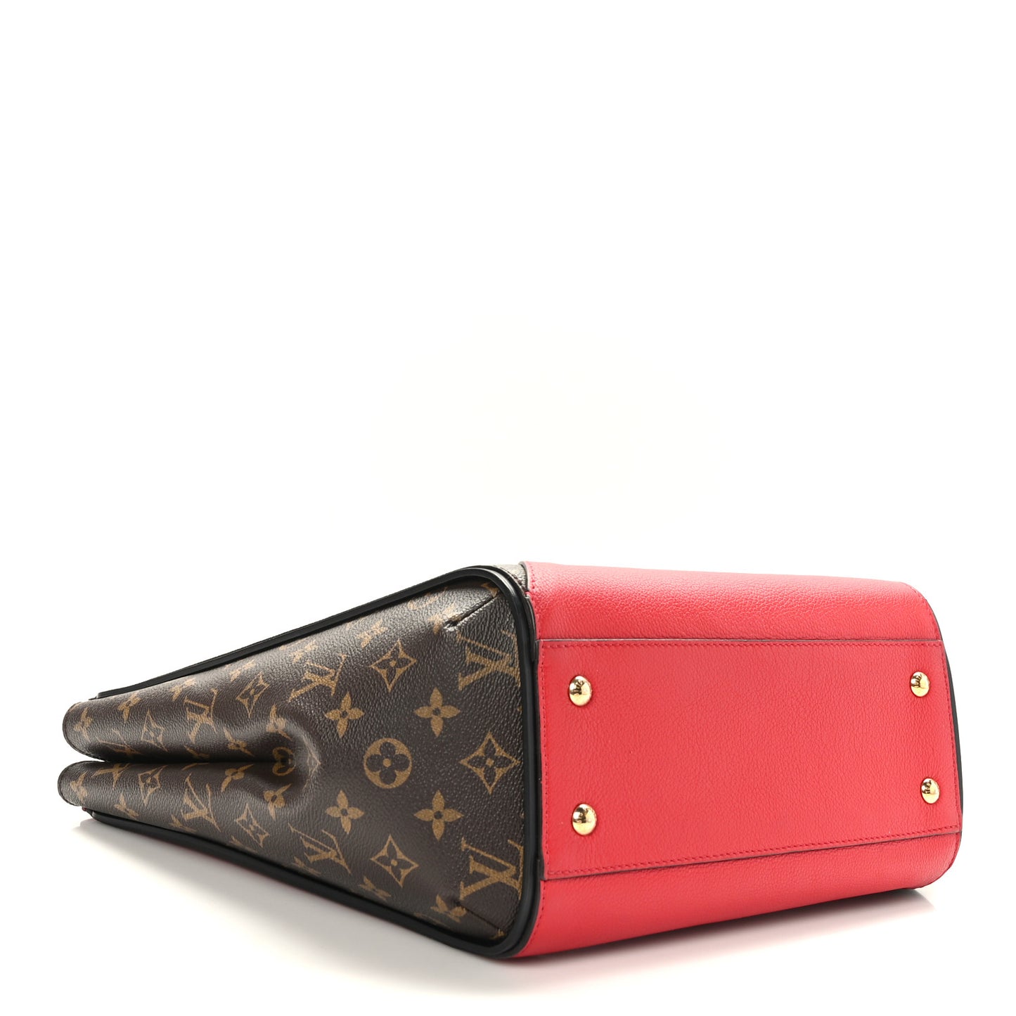 Calfskin Monogram Kimono Tote Cherry
