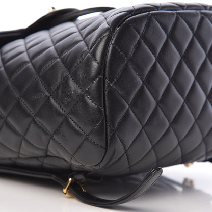 Chanel Lambskin Quilted Small Urban Spirit Backpack Black 9 of 15