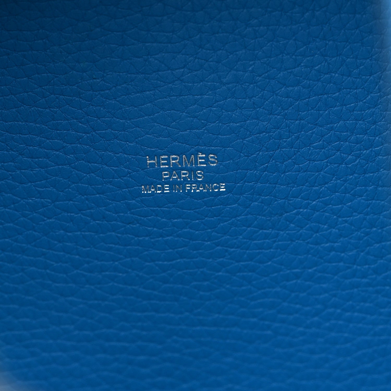 Hermes Taurillon Clemence Picotin Lock 22 MM Bleu Zanzibar 6 of 11