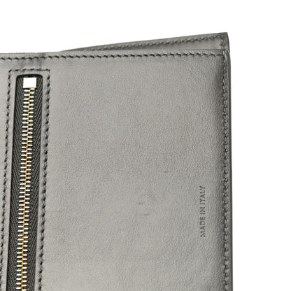 Celine Grained Calfskin Medium Multifunction Strap Wallet Grey Vintage Pink 13 of 14