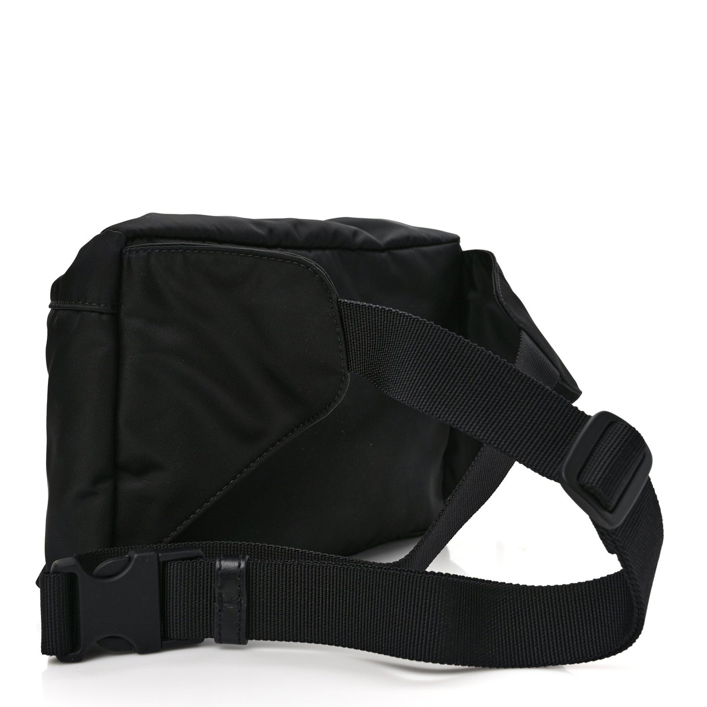 Nylon Palazzo Medusa Belt Bag Black Ruthenium