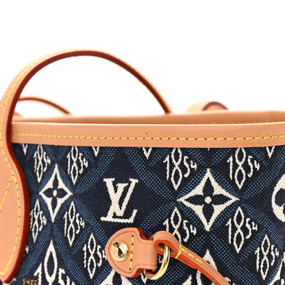 Louis Vuitton Jacquard Since 1854 Neverfull MM Blue 12 of 15