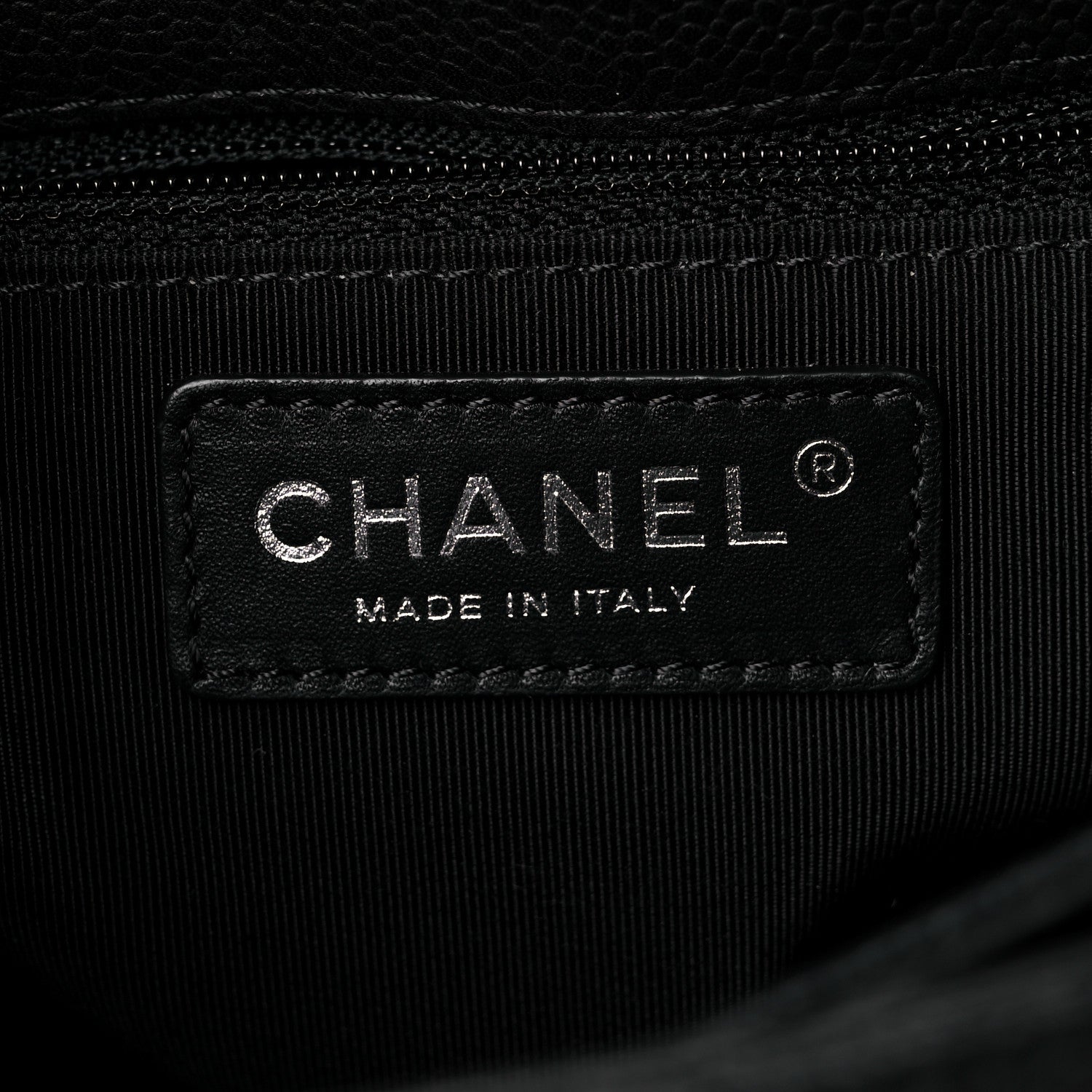 Chanel Caviar Quilted Medium Rock In Rome Single Flap Black 5 of 10