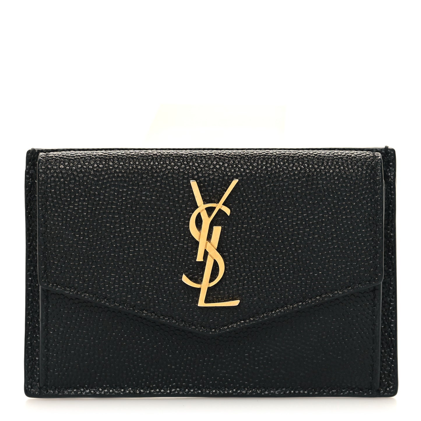 Grain De Poudre Uptown Monogram Card Case Black