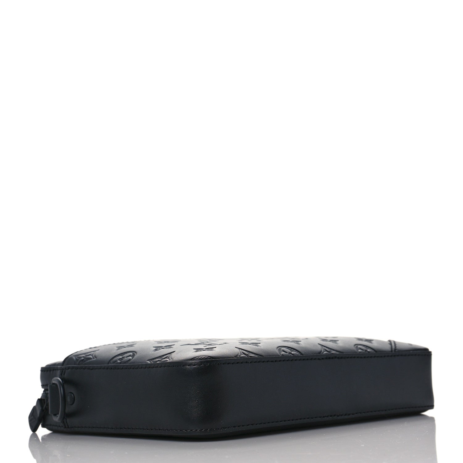 Louis Vuitton Calfskin Monogram Shadow Duo Messenger Black 4 of 9