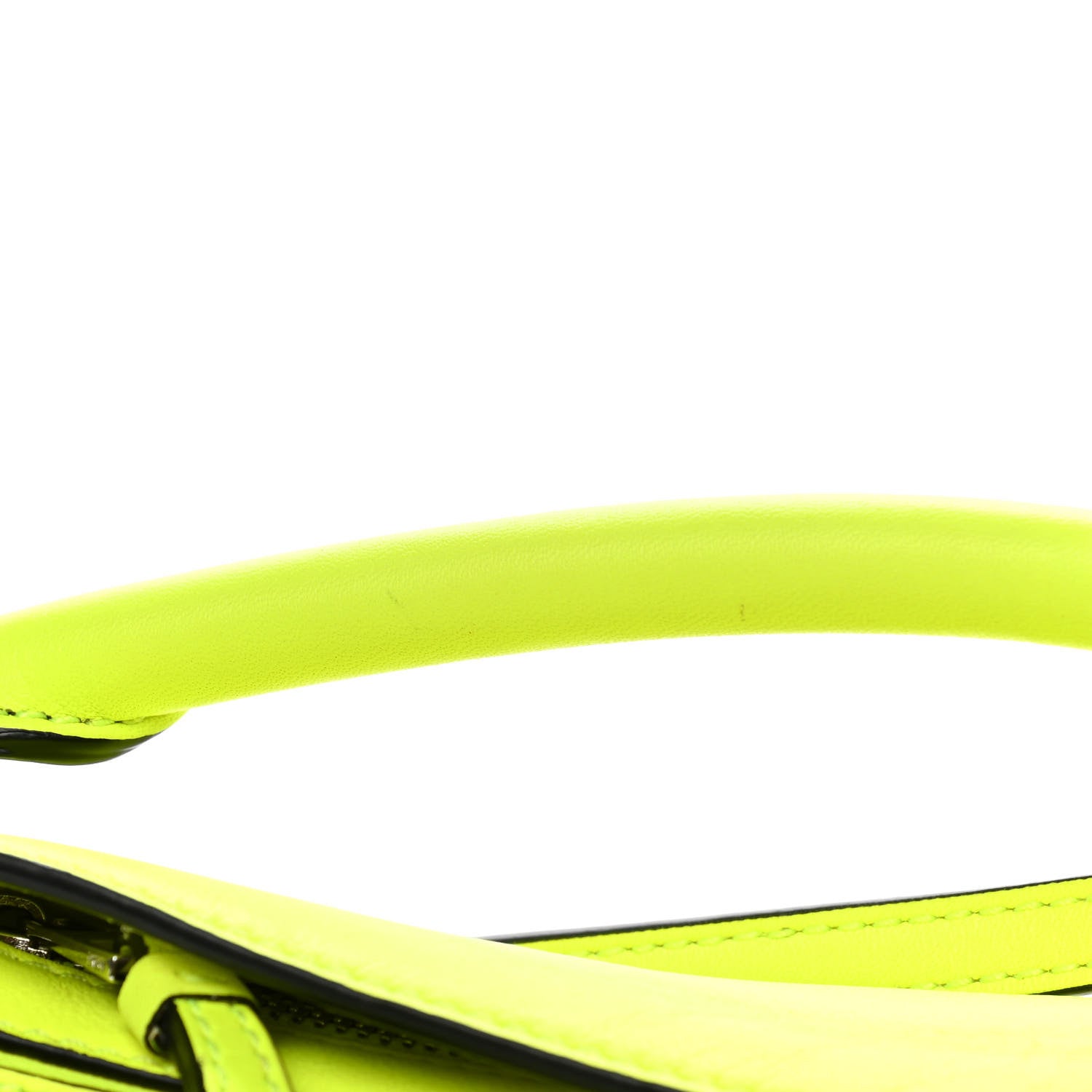 Loewe Calfskin Mini Puzzle Bag Neon Yellow 12 of 13