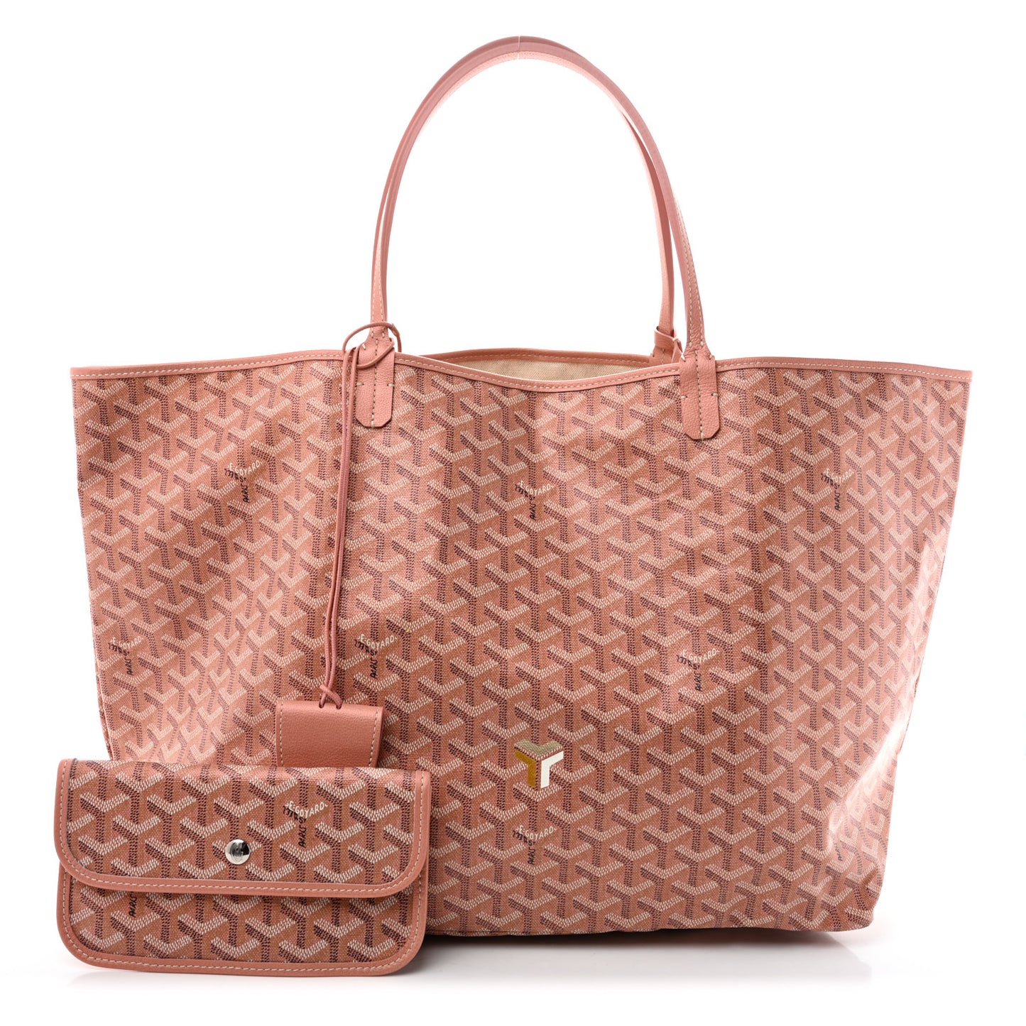 Iridescent Goyardine Saint Louis GM Pearly Coral