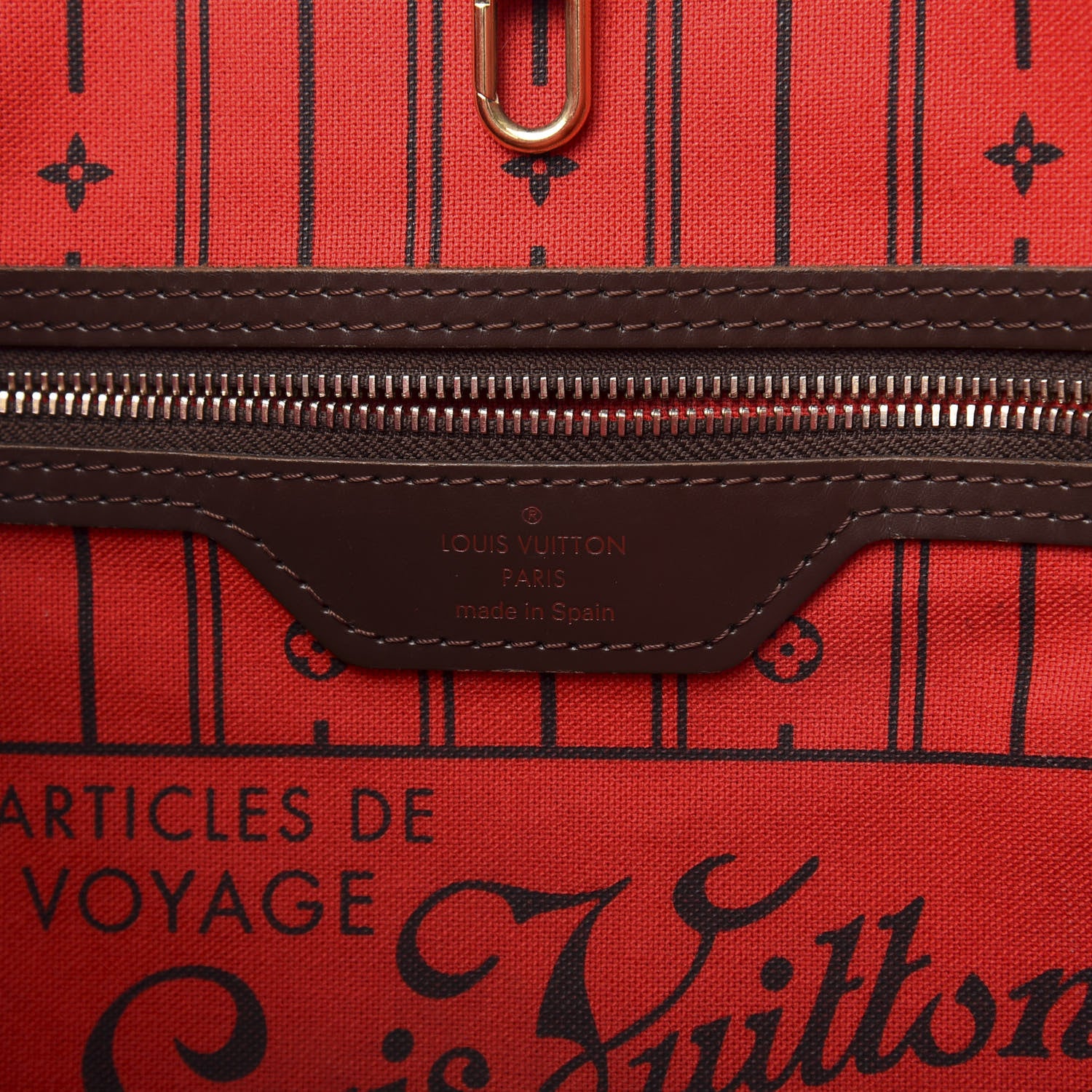 Louis Vuitton Damier Ebene Neverfull MM 6 of 18