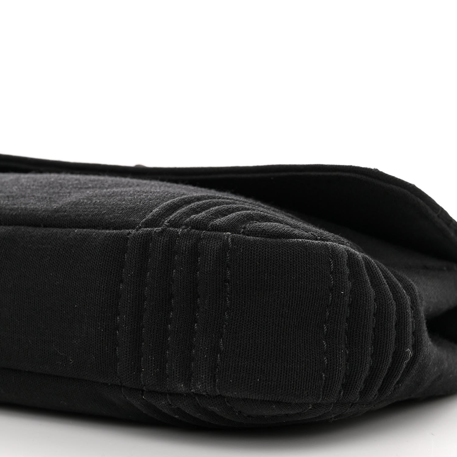 Chanel Jersey Quilted Single Flap Black 10 of 13