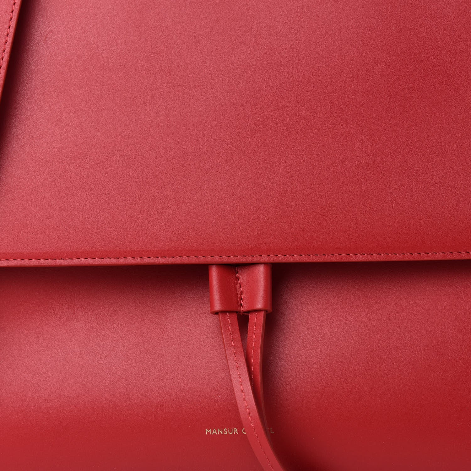 Mansur Gavriel Calfskin Lady Bag Flamma 9 of 10