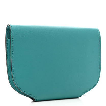 Hermes Swift Mini Convoyeur Bleu Paon 2 of 4