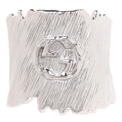 Gucci Metal GG Ring M Silver 1 of 5
