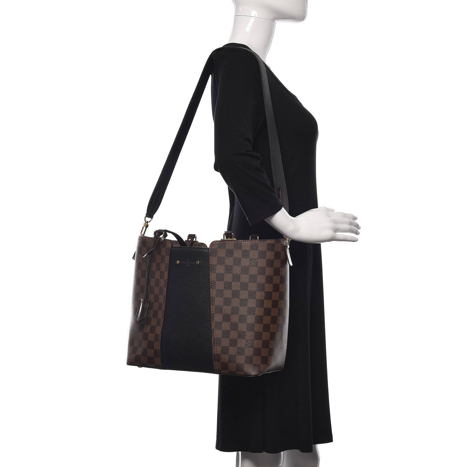 Louis Vuitton Damier Ebene Jersey Black 3 of 14