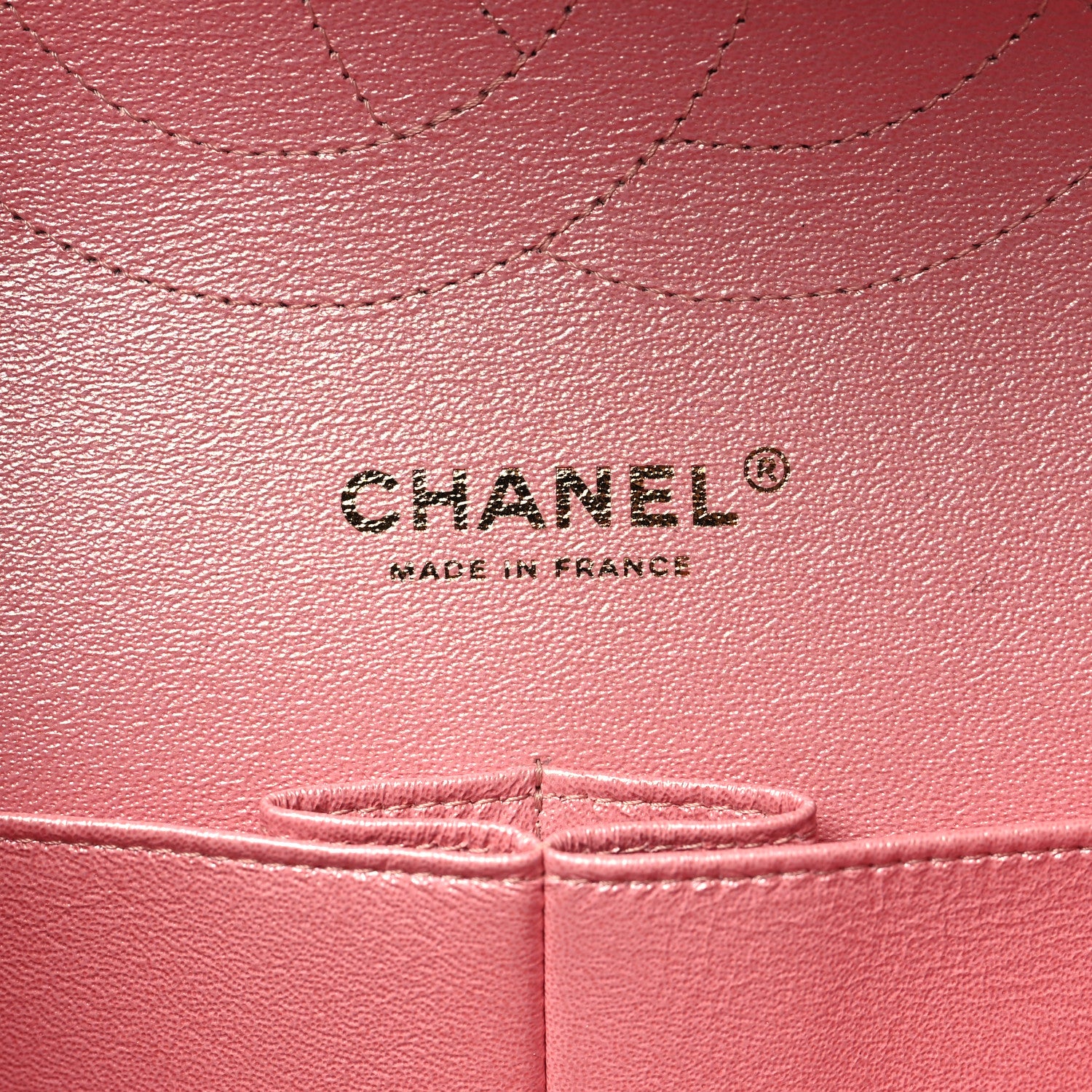 Chanel Iridescent Caviar Quilted Jumbo Double Flap Rose Pink 6 of 11