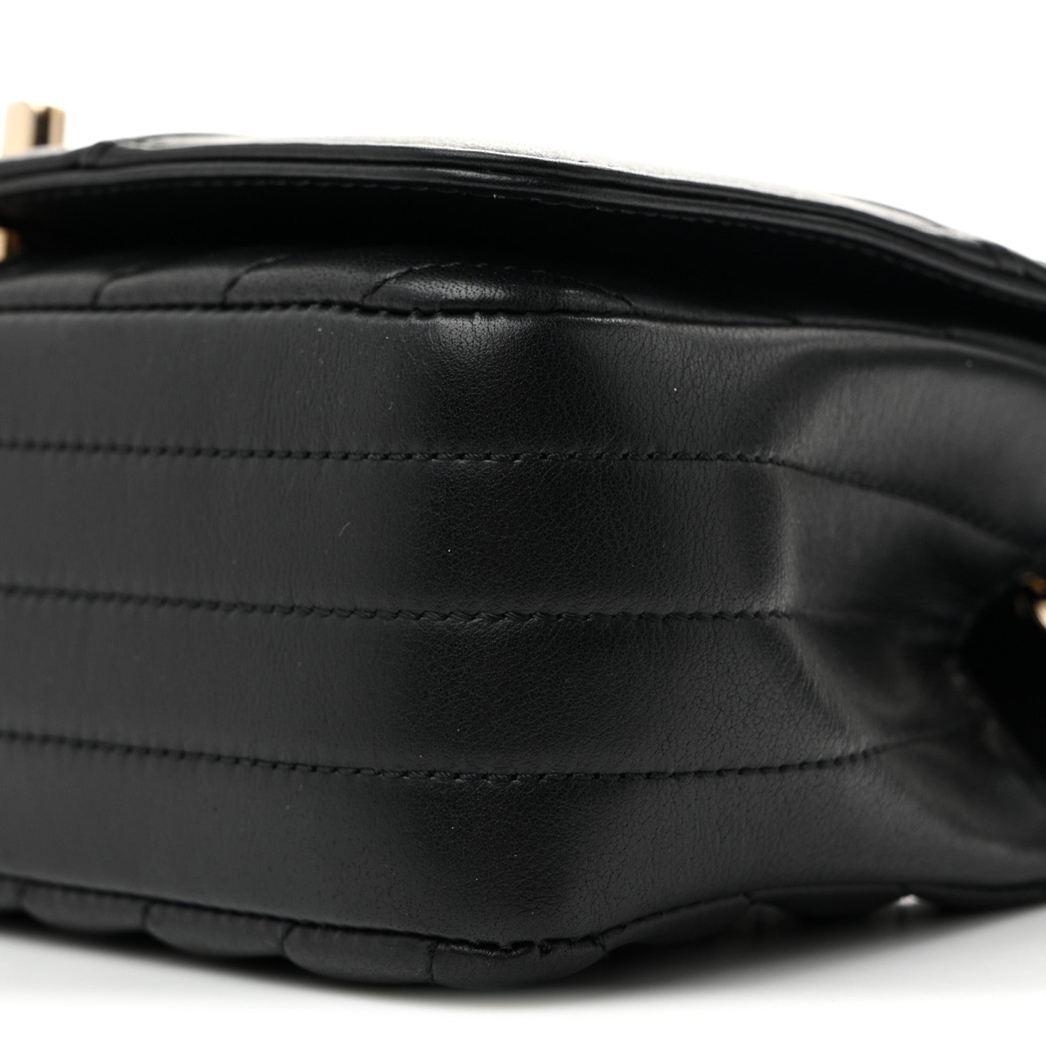 Chanel Calfskin Chevron Quilted Mini Statement Flap Black 10 of 13