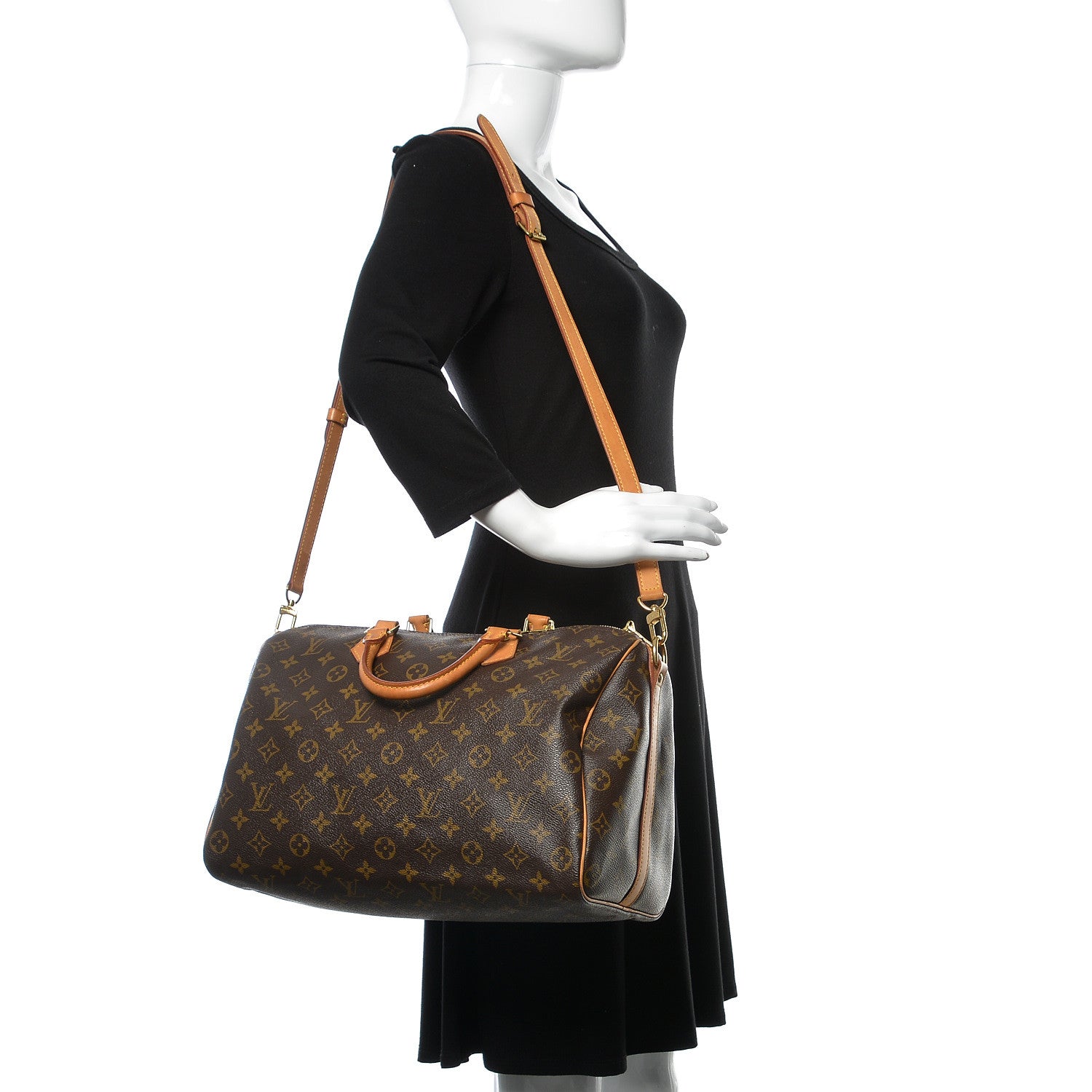 Louis Vuitton Monogram Speedy Bandouliere 35 3 of 20