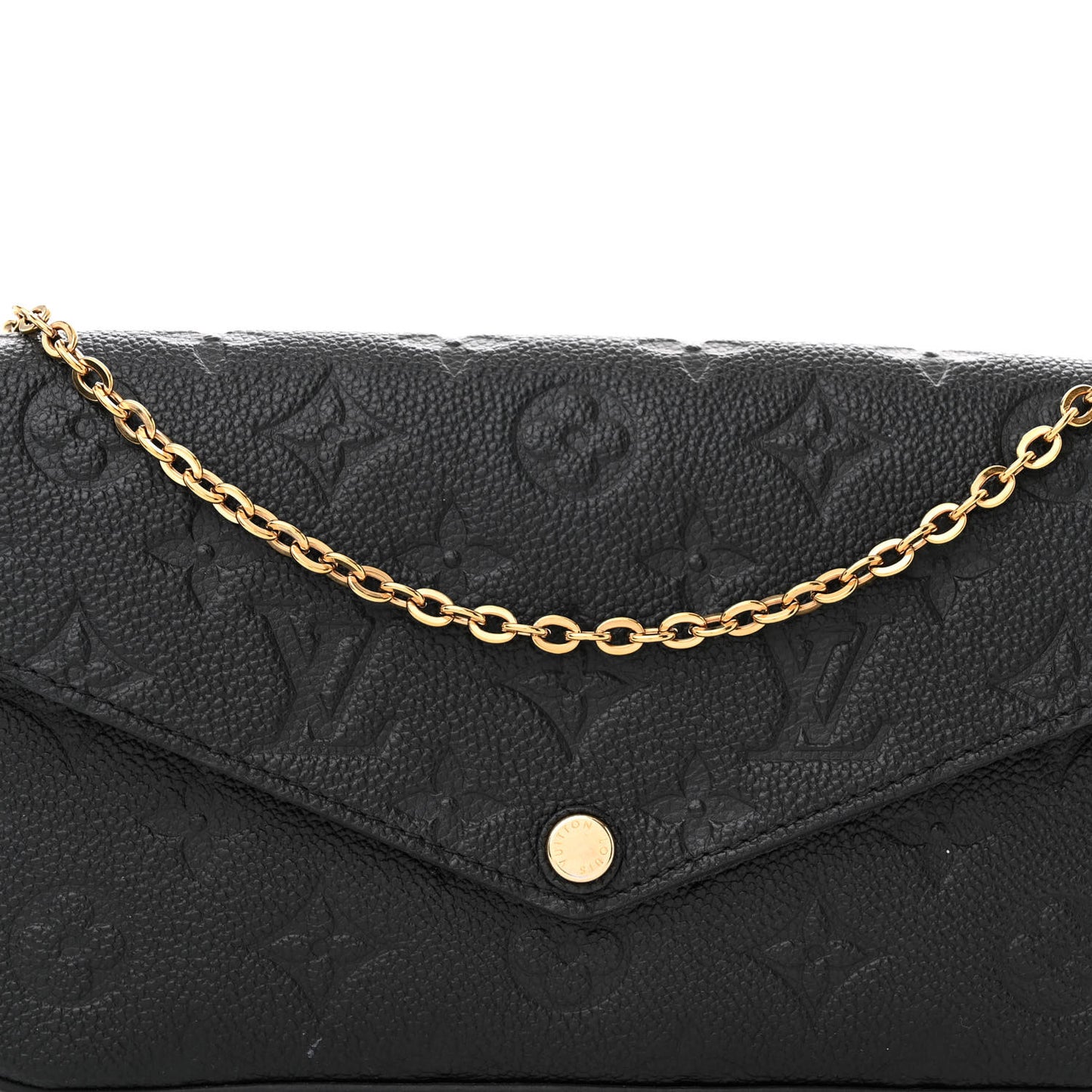 Empreinte Pochette Felicie Chain Wallet Black