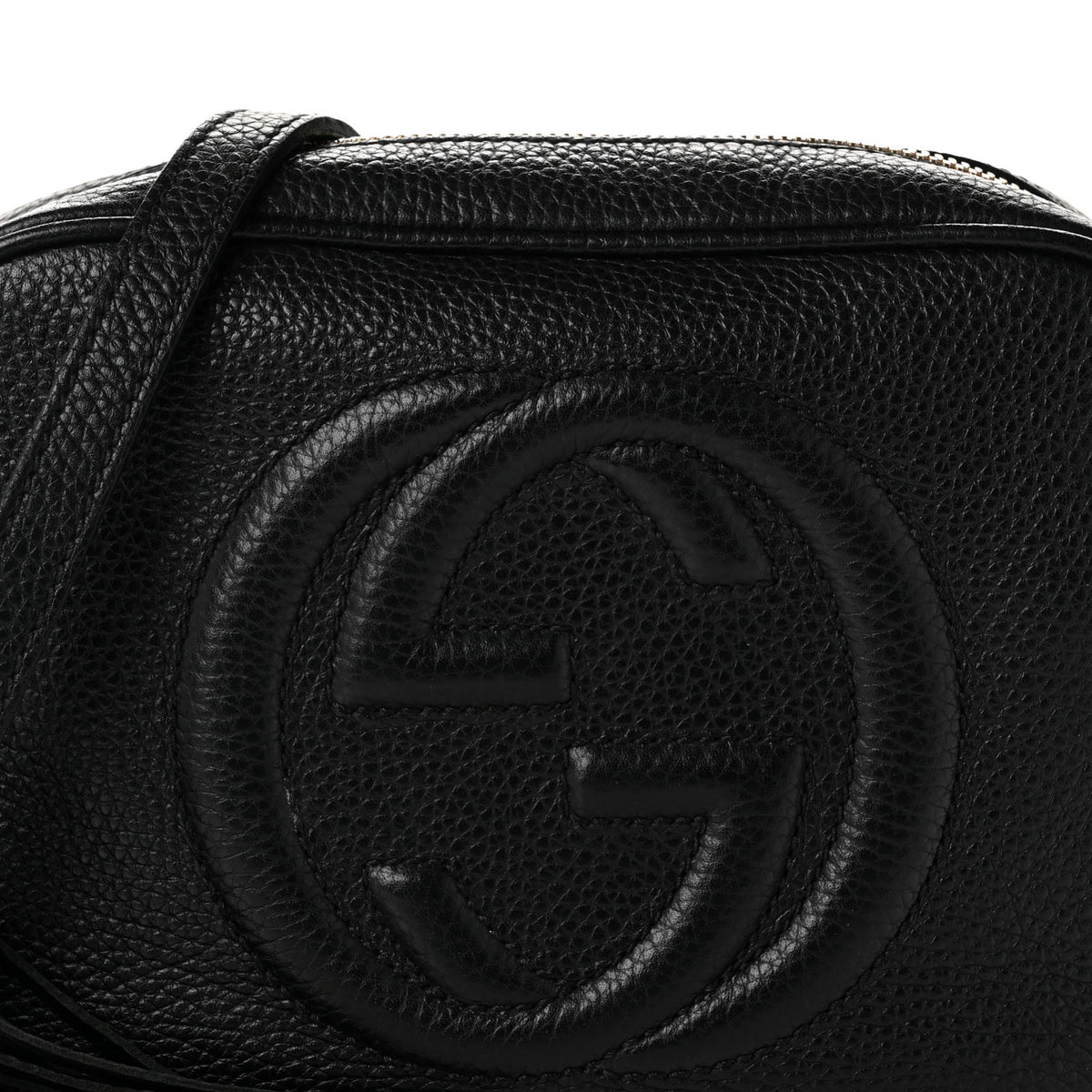 Gucci Pebbled Calfskin Small Soho Disco Bag Black 15 of 23