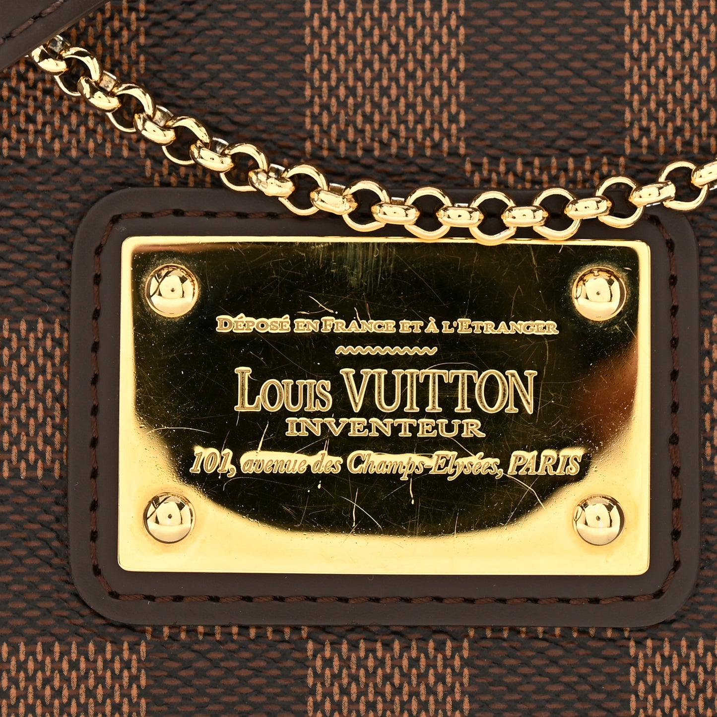 Damier Ebene Eva Clutch